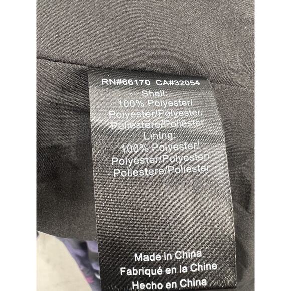 Anthropologie Navy and Purple Floral Maxi Dress - Picture 9 of 9